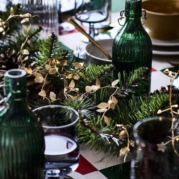 IKEA 2 STRALA LED string light garland, gold leaf - Picture 11 of 16